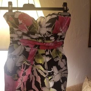 Floral cocktail dress